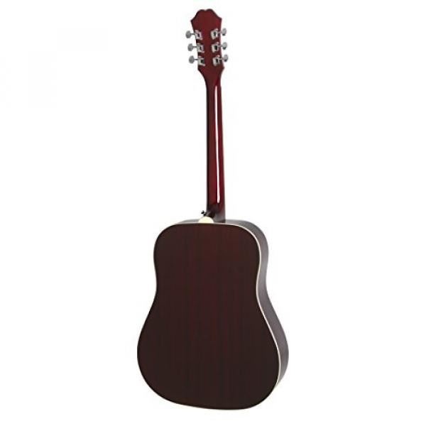 Epiphone EAFTWRCH3 FT-100 Jumbo Acoustic Guitar, Wine Red #5 image