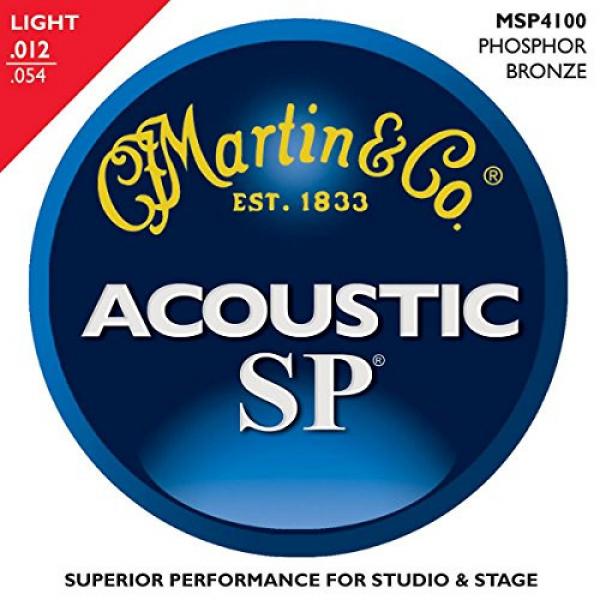 Martin MSP4100 SP Phosphor Bronze Light 12-Pack Acoustic Guitar Strings #2 image