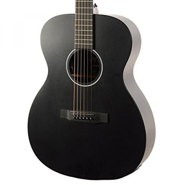 Martin OMXAE Black Acoustic-Electric Guitar #4 image
