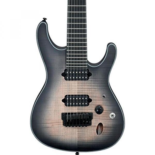 Ibanez Iron Label S Series SIX7FDFM 7-String Electric Guitar Dark Space Burst #1 image