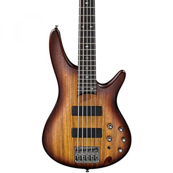 Ibanez SR505ZW 5-String Electric Bass Flat Brown Burst #1 image