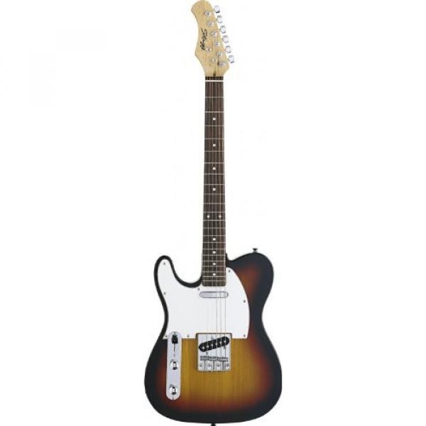 Stagg T320LH-SB Left-Handed Standard T Style 6-String Electric Guitar - Sunburst #1 image