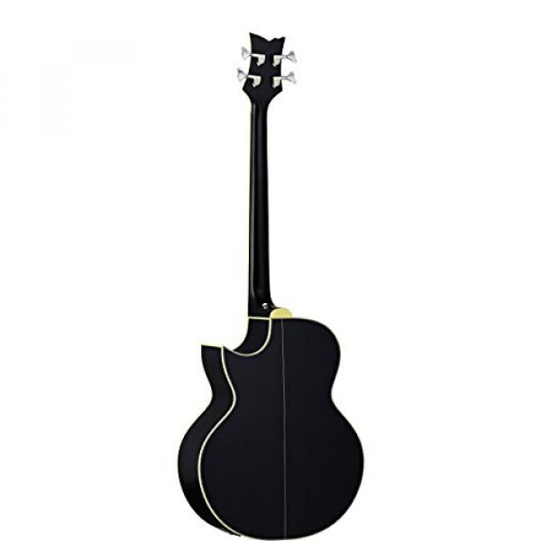 Ortega Guitars D1-4LE One 4-String Left-Handed Acoustic Bass with Solid Spruce Top and Mahogany Body, Gloss #2 image