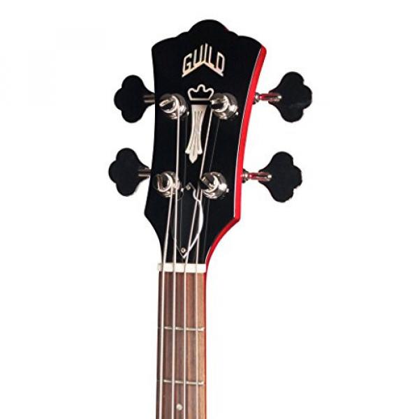 Guild Starfire Bass CHR-KIT-1 Semi-Hollow Electric Bass Guitar, Cherry Red #5 image