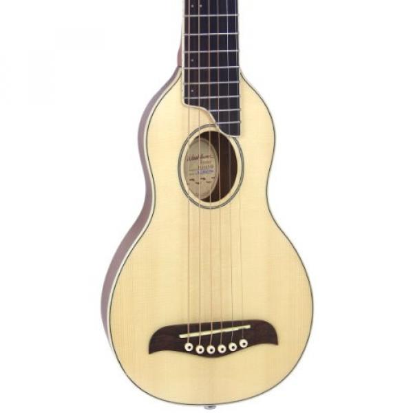 Washburn RO10NG Rover Steel String Travel Acoustic Guitar with Case, Instructional CD-ROM, Strap, and Picks - Natural Gloss #3 image