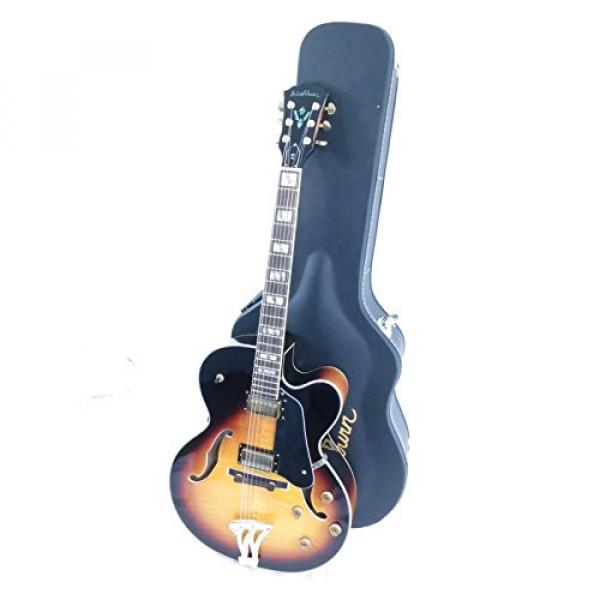 Washburn J5TSK Semi-hollow Archtop Electric Guitar w/Case, Tuner plus More #3 image