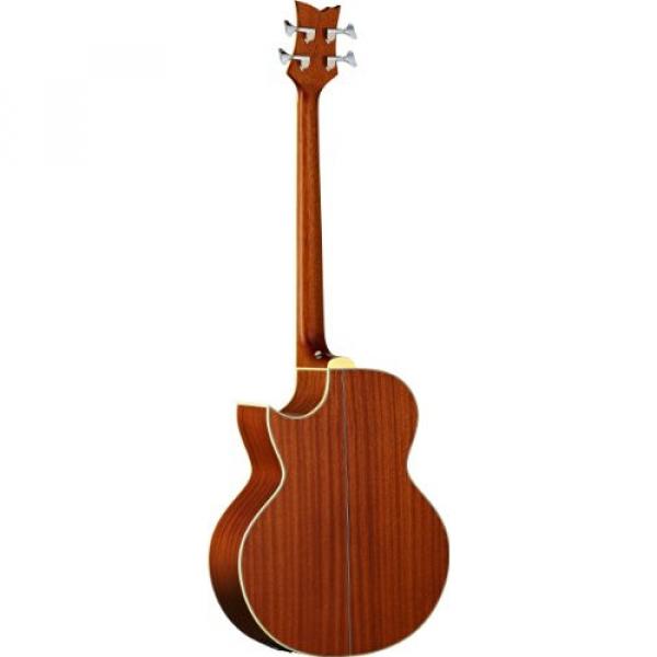 Ortega Guitars D1-4 Deep Series One 4-String Acoustic Bass with Solid Spruce Top and Mahogany Body, Gloss #2 image