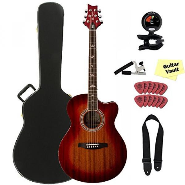PRS Angelus A10E Cherry Sunburst Acoustic Electric Guitar with Accessory Kit and PRS Hard Case #1 image