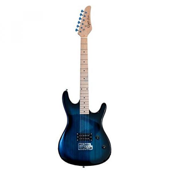 39 Inch BLUE Electric Guitar &amp; Carrying Case &amp; Accessories, (Guitar, Whammy Bar, Strap, Cable, Strings, &amp; DirectlyCheap(TM) Translucent Blue Medium Guitar Pick) PRO-EG Series #2 image