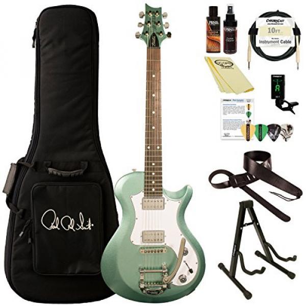 PRS S2 Starla Electric Guitar with PRS Gig Bag &amp; ChromaCast Accessories, Frost Green Metallic #1 image