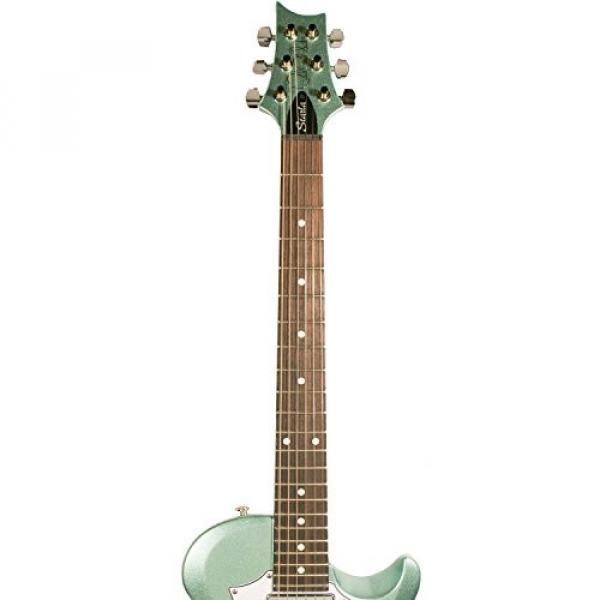 PRS S2 Starla Electric Guitar with PRS Gig Bag &amp; ChromaCast Accessories, Frost Green Metallic #4 image
