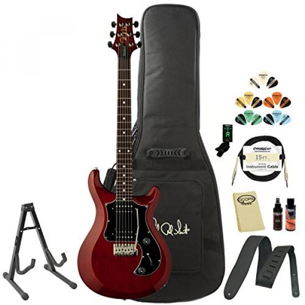PRS D2TD03VC S2 Standard 22 Vintage Cherry Electric Guitar with Gig Bag, Stand, Tuner, Picks, Cable, Strap, Cloth, Polish and Cleaner #1 image