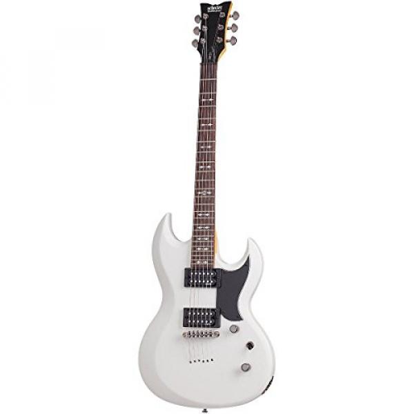 Schecter Omen S-II   Solid-Body Electric Guitar, White #2 image