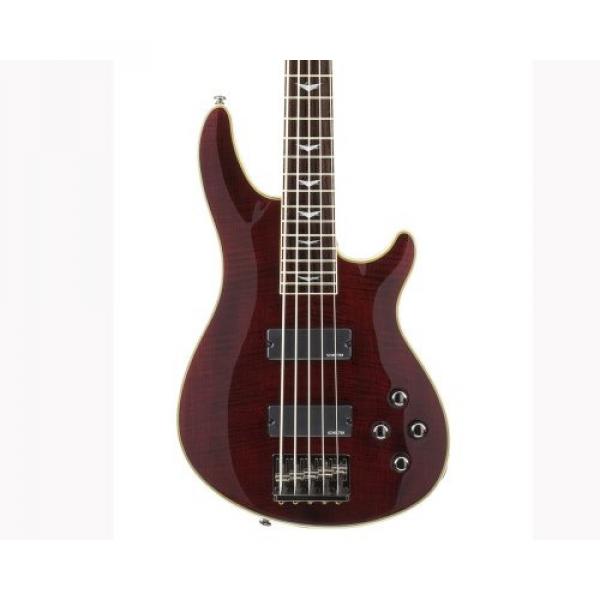 Schecter Omen Extreme-5 Bass Guitar (Black Cherry) #2 image