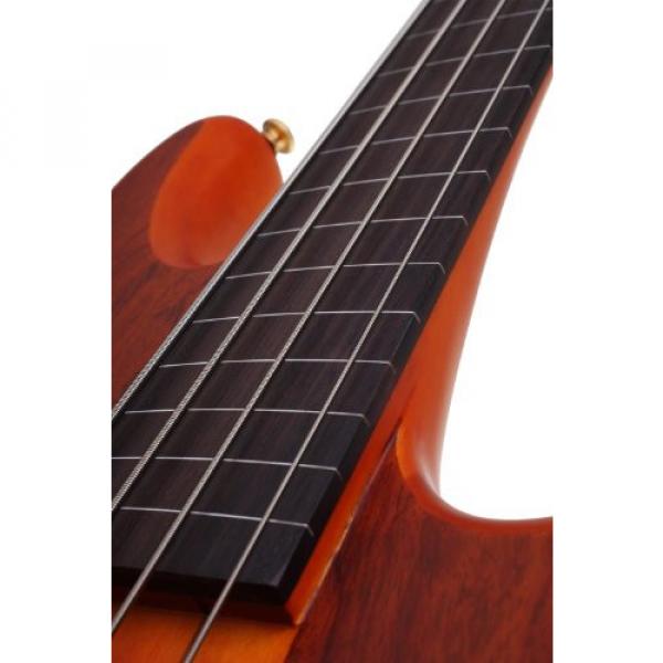 Schecter Stiletto Studio-4 Fretless Electric Bass (4 String, Honey Satin) #6 image