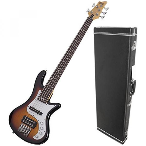 Shecter 2525 STILETTO VINTAGE-5 Bass Guitar w/ Hardshell Case #1 image