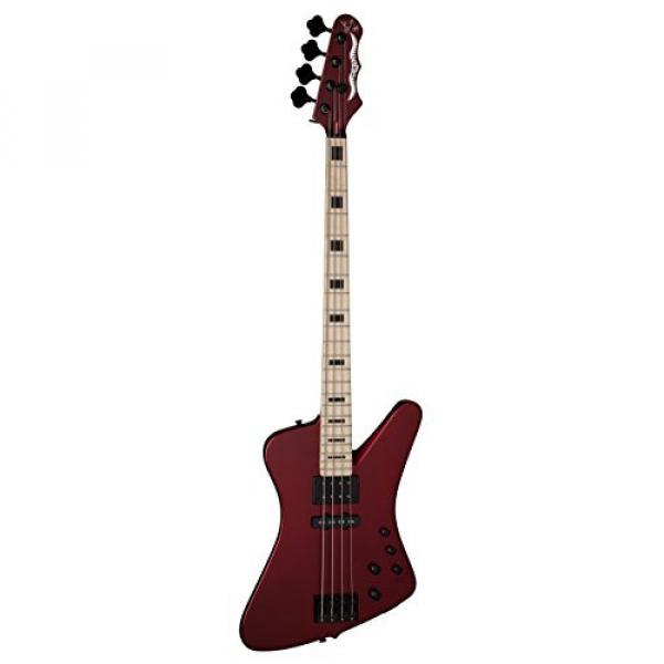Dean US131038 John 4-String Bass Guitar, Metallic Red #1 image