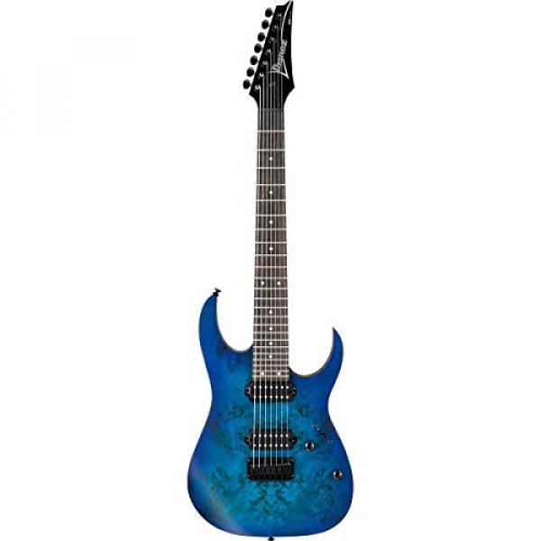 Ibanez RG Series RG7421PB 7-String Electric Guitar Flat Sapphire Blue #3 image