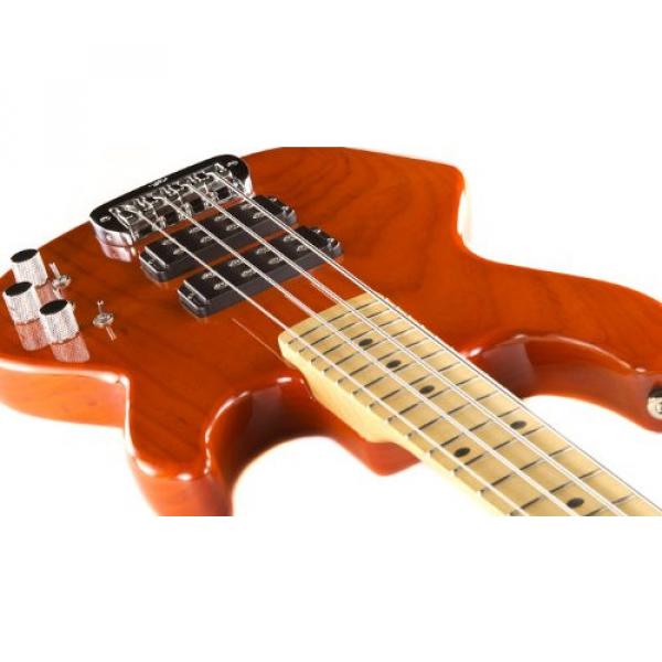 G&amp;L USA L-2000 Bass, Clear Orange, Maple #3 image