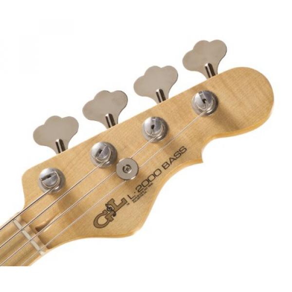G&amp;L USA L-2000 Bass, Clear Orange, Maple #4 image