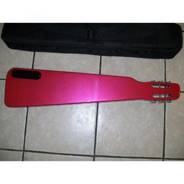 Lap Steel guitar with case, Red #2 image