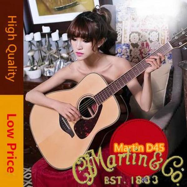 best acoustic guitar--Martin D45 Standard Series Acoustic Guitar #1 image